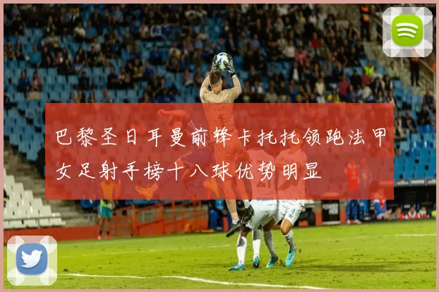 巴黎圣日耳曼前锋卡托托领跑法甲女足射手榜十八球优势明显